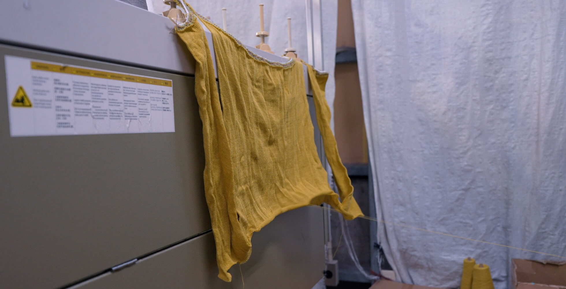 失敗したいもの、作り直したいものは、糸をほどいて再度編み立てる