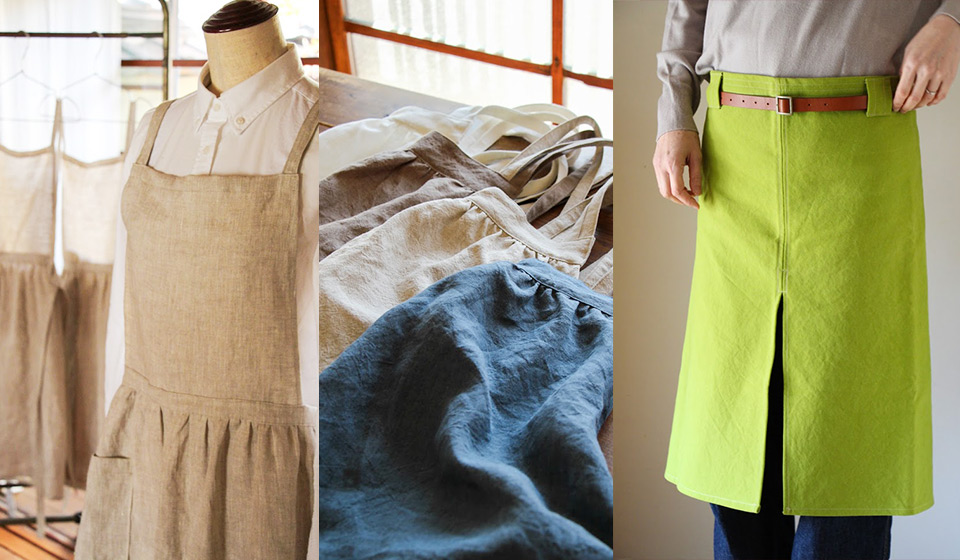 【中川政七商店 近鉄百貨店奈良店】大和路暮らしの間　Fu-ra エプロン 受注会開催のお知らせ　3/19-21