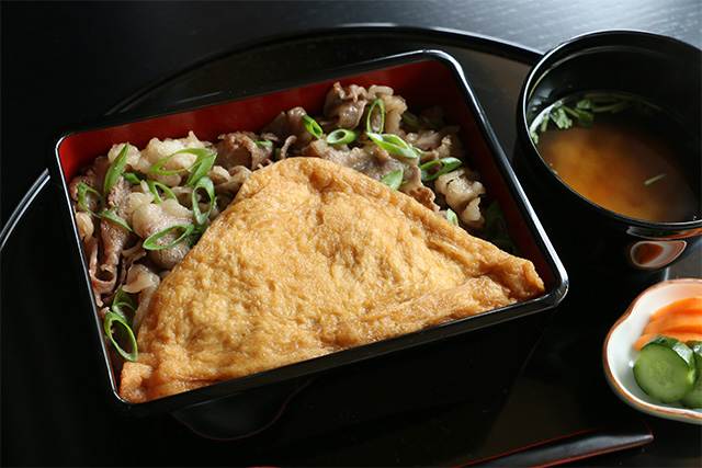 きつねすき焼き重